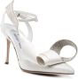 Sergio Rossi x Area Marquise 90mm crystal-embellished pumps White - Thumbnail 2
