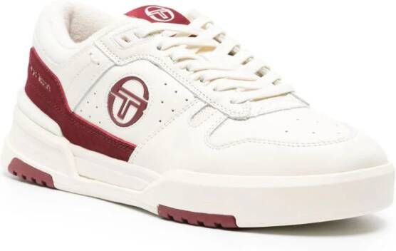 Sergio Tacchini BB Court Lo panelled leather sneakers White