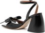 SHUSHU TONG oversize-bow detail sandals Black - Thumbnail 3