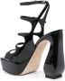 Si Rossi 130mm sculpted-heel platform sandals Black - Thumbnail 3