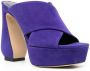 Si Rossi 135mm slip-on sandals Purple - Thumbnail 2