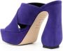 Si Rossi 135mm slip-on sandals Purple - Thumbnail 3