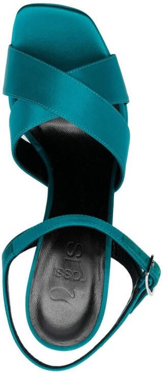 Si Rossi 140mm buckle-fastening sandals Blue