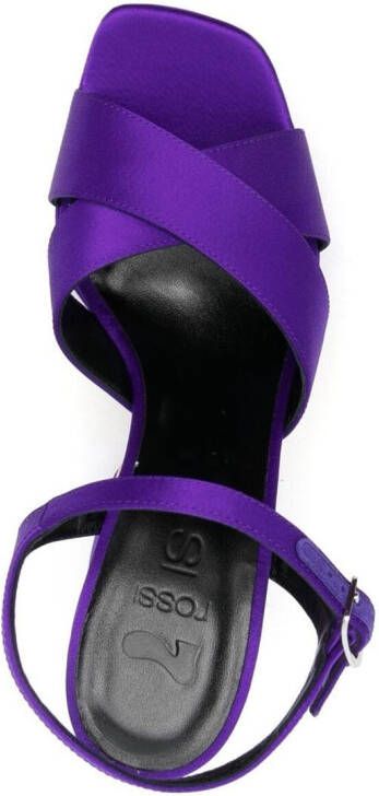 Si Rossi 140mm buckle-fastening sandals Purple