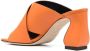 Si Rossi 80mm leather mules Orange - Thumbnail 3