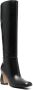 Si Rossi 90mm knee-high leather boots Black - Thumbnail 2