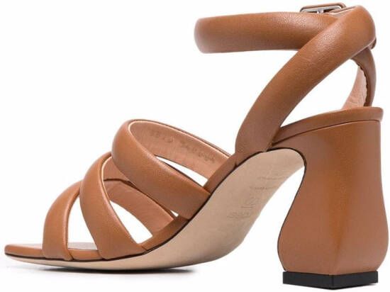 Si Rossi ankle strappy sandals Brown