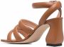 Si Rossi ankle strappy sandals Brown - Thumbnail 3