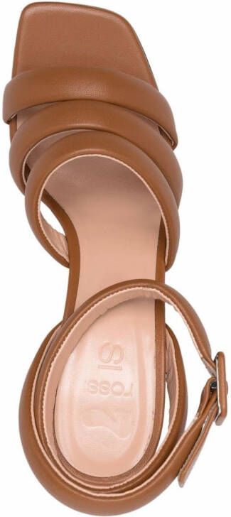 Si Rossi ankle strappy sandals Brown