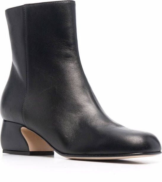 Si Rossi block-heel ankle boots Black