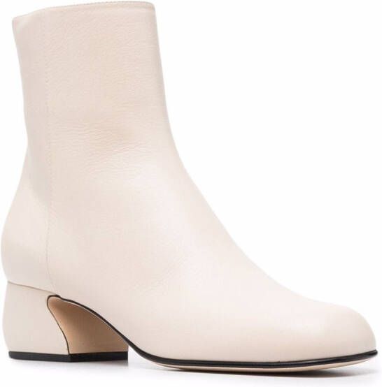 Si Rossi block-heel ankle boots Neutrals