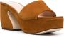 Si Rossi chunky-heel suede mules Brown - Thumbnail 2