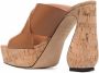 Si Rossi cork platform open-toe sandals Brown - Thumbnail 3