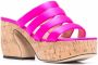 Si Rossi cork platform open-toe sandals Pink - Thumbnail 2