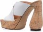 Si Rossi cork platform open-toe sandals White - Thumbnail 3