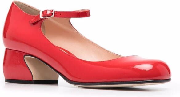 Si Rossi patent-leather pumps Red