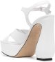 Si Rossi platform sculpted-heel sandals White - Thumbnail 3