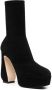 Si Rossi sculpted-heel platform ankle boots Black - Thumbnail 2