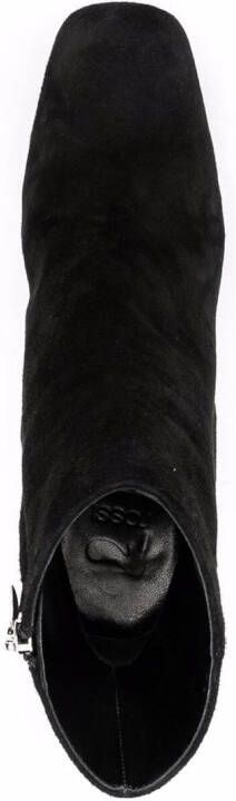 Si Rossi sculpted-heel platform boots Black