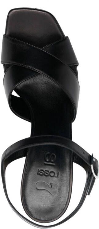 Si Rossi sculpted-heel sandals Black