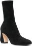 Si Rossi square-toe suede boots Black - Thumbnail 2