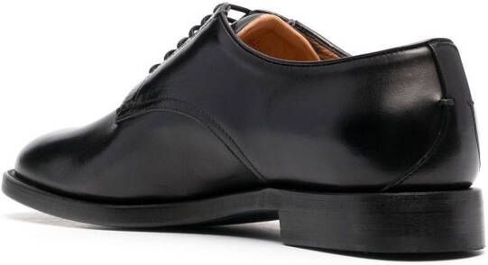 Silvano Sassetti lace-up leather Oxford shoes Black