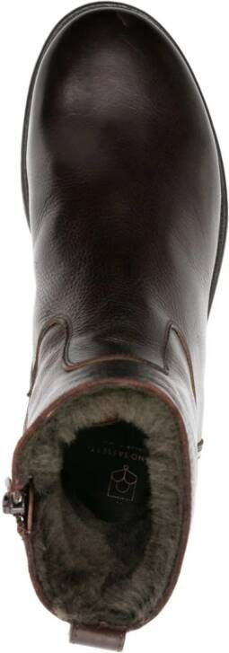 Silvano Sassetti leather ankle boots Brown