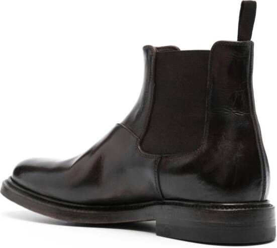 Silvano Sassetti leather Chelsea boots Brown