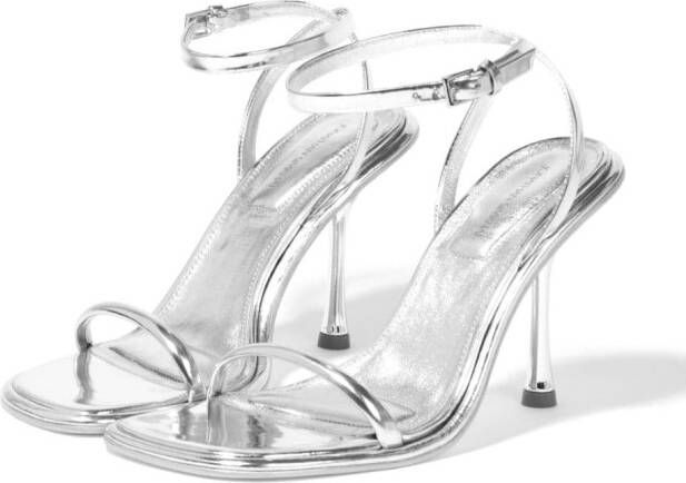 Simkhai Carmela metallic sandals Silver