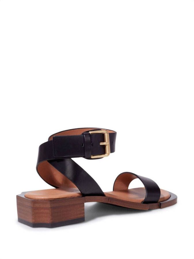 Simkhai Turner leather sandals Brown