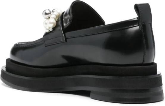 Simone Rocha Heart Toe Platform loafers Black
