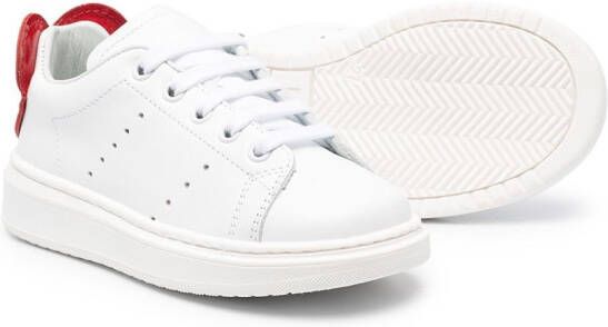 Simonetta low-top leather sneakers White