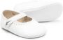 Simonetta perforated leather ballerina shoes White - Thumbnail 2