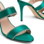 SJP by Sarah Jessica Parker Blossom 90mm crystal-embellished mules Green - Thumbnail 4