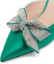SJP by Sarah Jessica Parker Paley 70 bow-detailed mules Green - Thumbnail 3