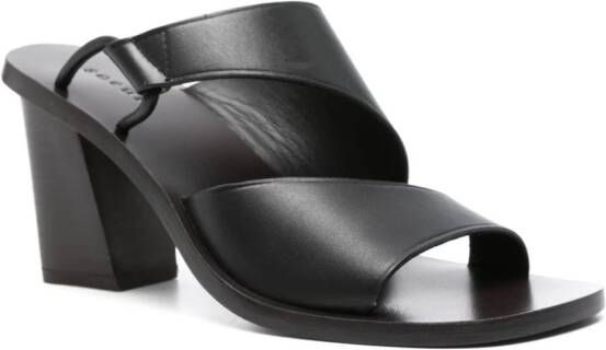 Soeur Astree 80mm leather mules Black