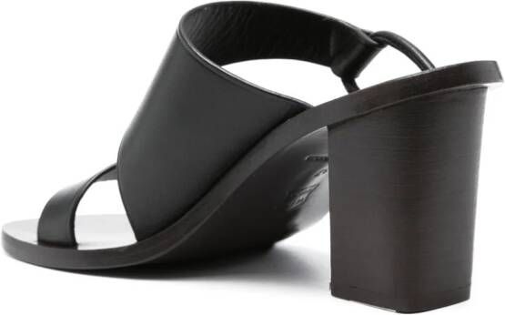 Soeur Astree 80mm leather mules Black