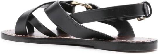 Soeur Florence leather sandals Black