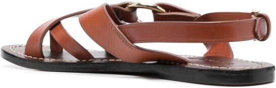 Soeur Florence leather sandals Brown