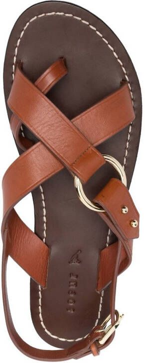 Soeur Florence leather sandals Brown
