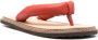 Sofie D'hoore padded-strap leather flip flops Red - Thumbnail 2