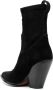 Sonora 100mm pointed-toe suede boots Black - Thumbnail 3