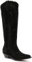 Sonora 40mm Western-style suede boots Black - Thumbnail 2