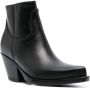 Sonora 70mm ankle leather boots Black - Thumbnail 2