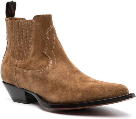 Sonora Cigar ankle boots Brown