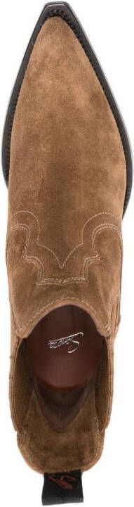 Sonora Cigar ankle boots Brown