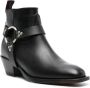 Sonora Dulce Belt 60mm leather boots Black - Thumbnail 2