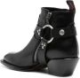 Sonora Dulce Belt 60mm leather boots Black - Thumbnail 3
