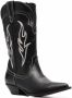 Sonora embroidered-design cowboy boots Black - Thumbnail 2