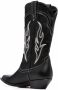 Sonora embroidered-design cowboy boots Black - Thumbnail 3